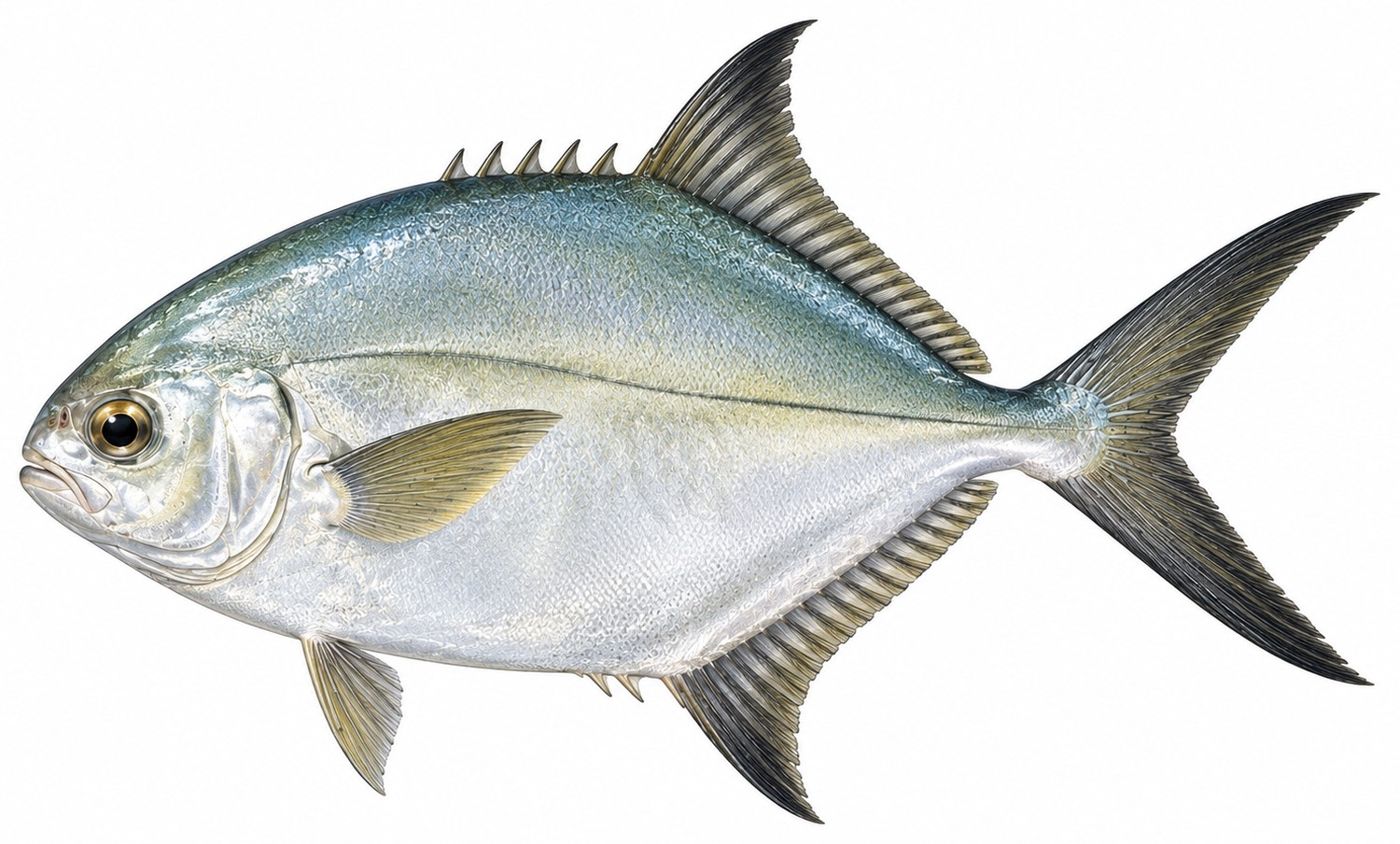 Planche d’identification : Le Pompaneau lagunaire