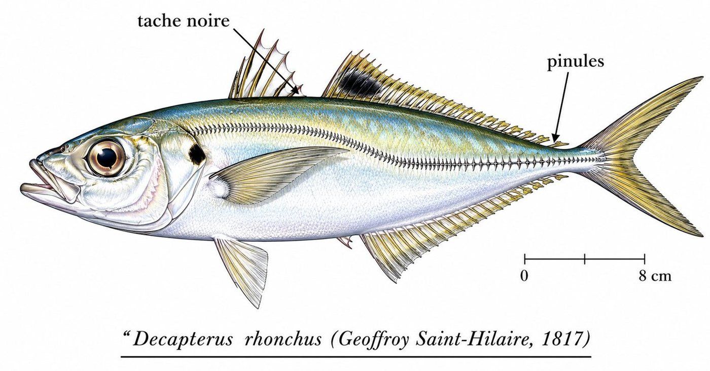 Planche d’identification : La Comète maquereau