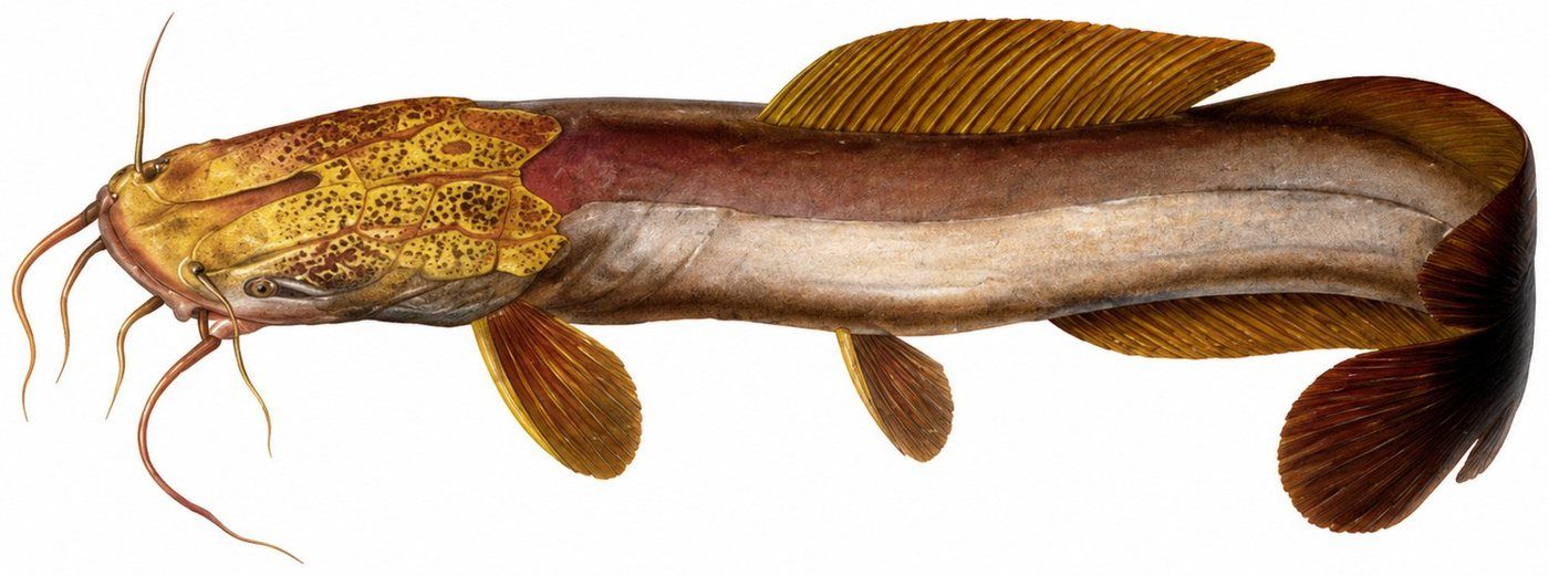 Planche d’identification : Le Silure géant